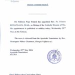 Press Communique and CV – Msgr. BOMANSAAN M.Afr